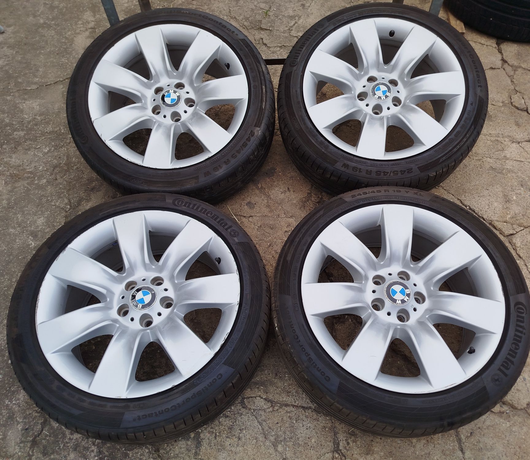 Koła Alu 5x120,R19,IS25, 8,5J BMW F07 5GT,F10/11,F01,E65 245/45/19