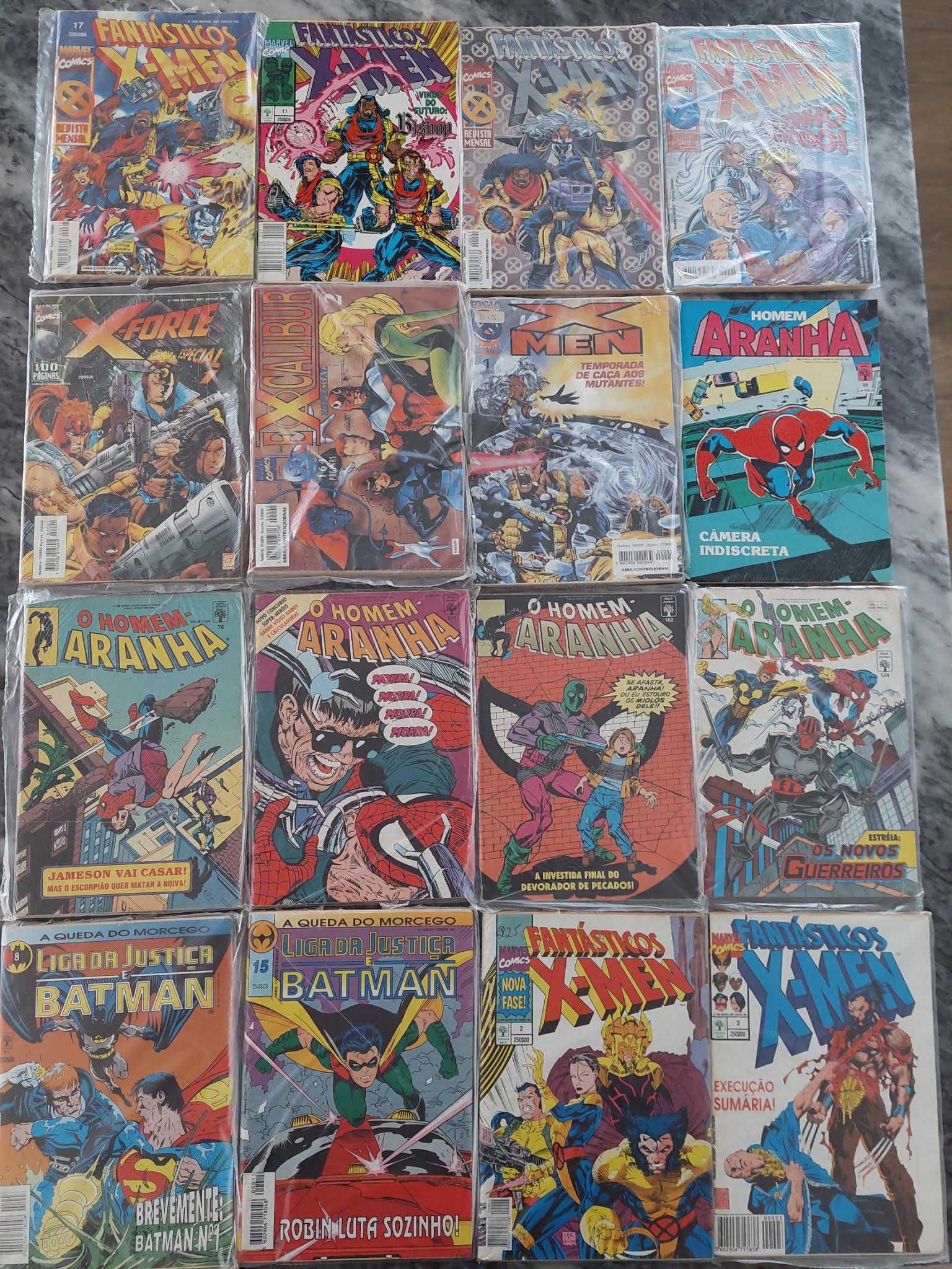 Lote 02 - 104 BD´s - Marvel e Dc