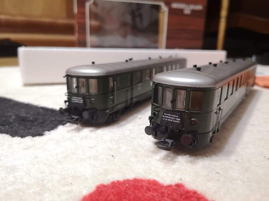 III Rzesza pociąg Liliput H0 1:87 wehrmacht  VT137 + VS145