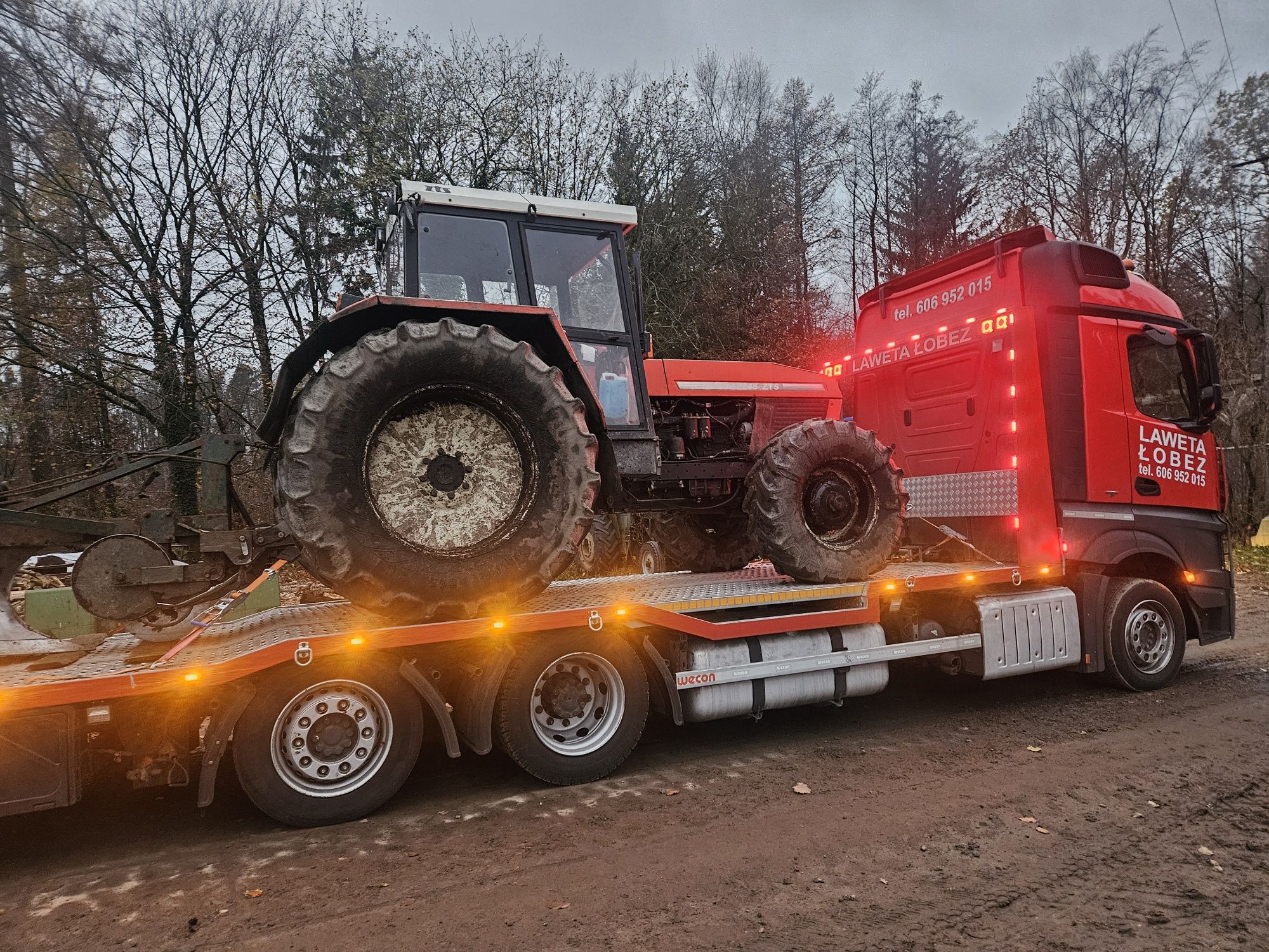 Pomoc Drogowa Chociwel transport maszyn ciągników