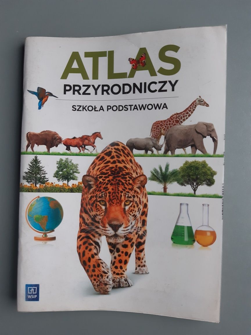 Atlas przyrodniczy Szkoła podstawowa stan bardzo dobry