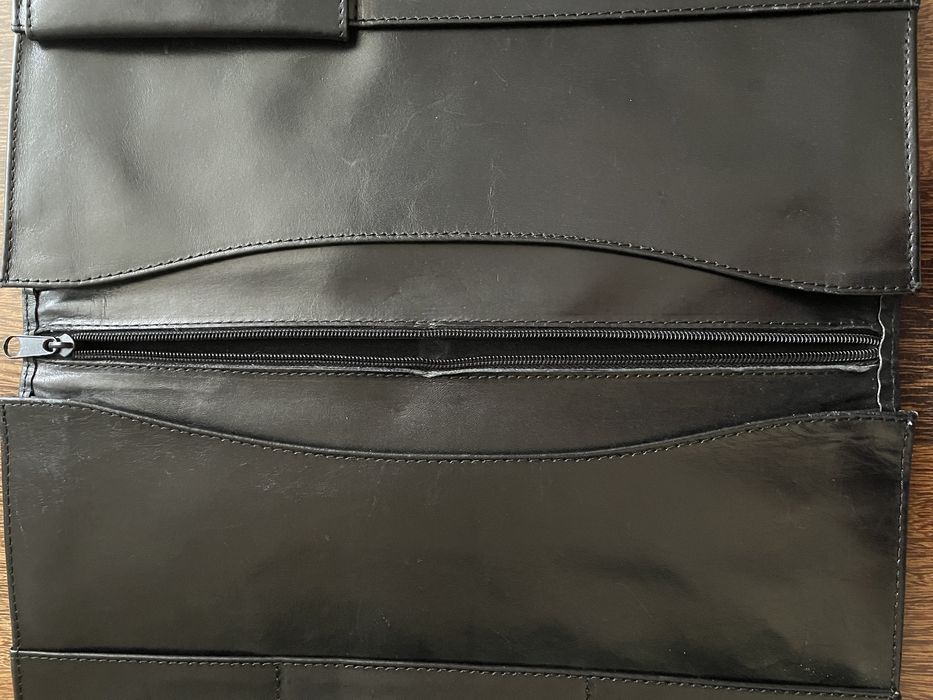 Pasta universitária de cabedal