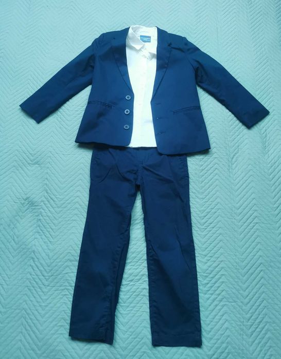 Garnitur Chłopięcy BAWEŁNA +Biała Koszula/ Coccodrillo / Rozm. 110-116