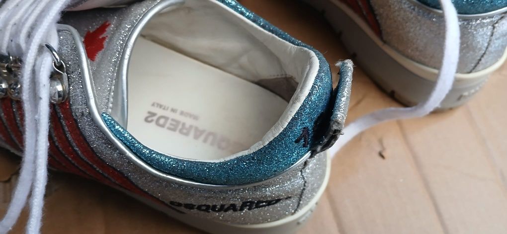 Sneakersy damskie Dsquared 2 rozmiar 35.5 jak Prada Versace