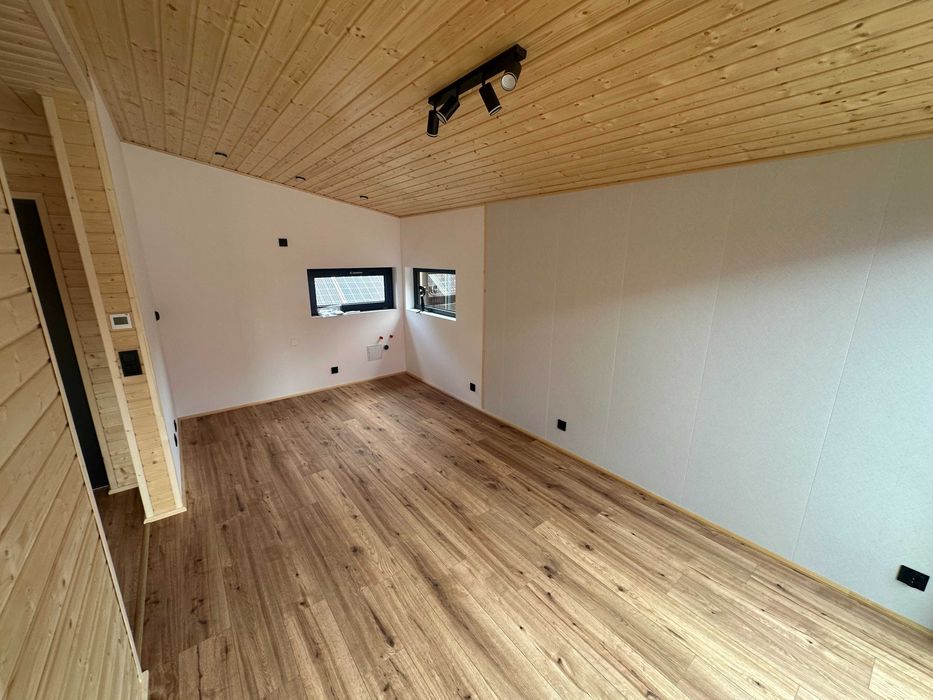 Domek modułowy całoroczny , letniskowy , 38m2 , Bez zezwoleń na budowę