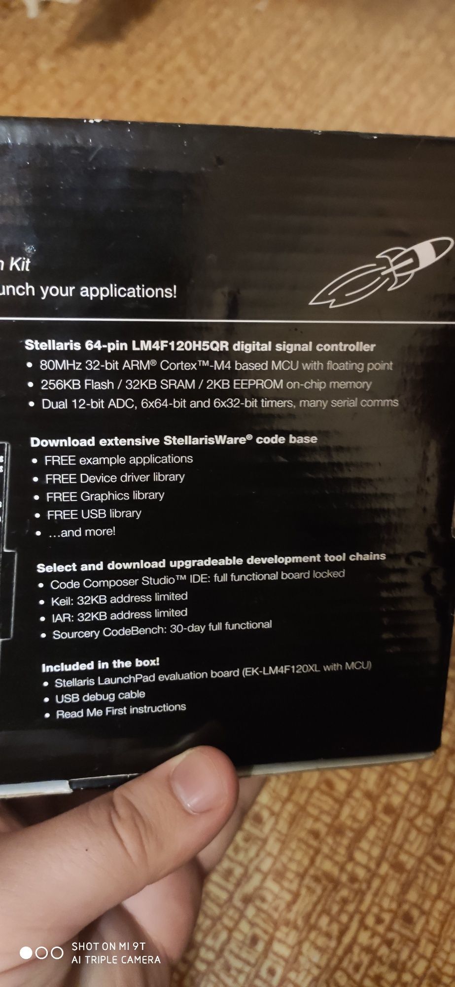 Налагоджувальний засіб серії LaunchPad для Stellaris Cortex-M4