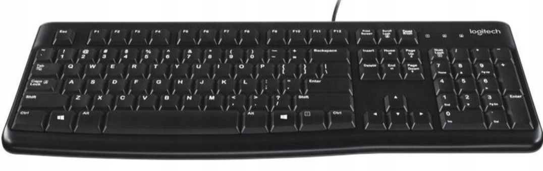 Klawiatura membranowa Logitech K120 USB czarna