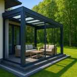 Pergola Tarasowa Zabudowana  Aluminiowa