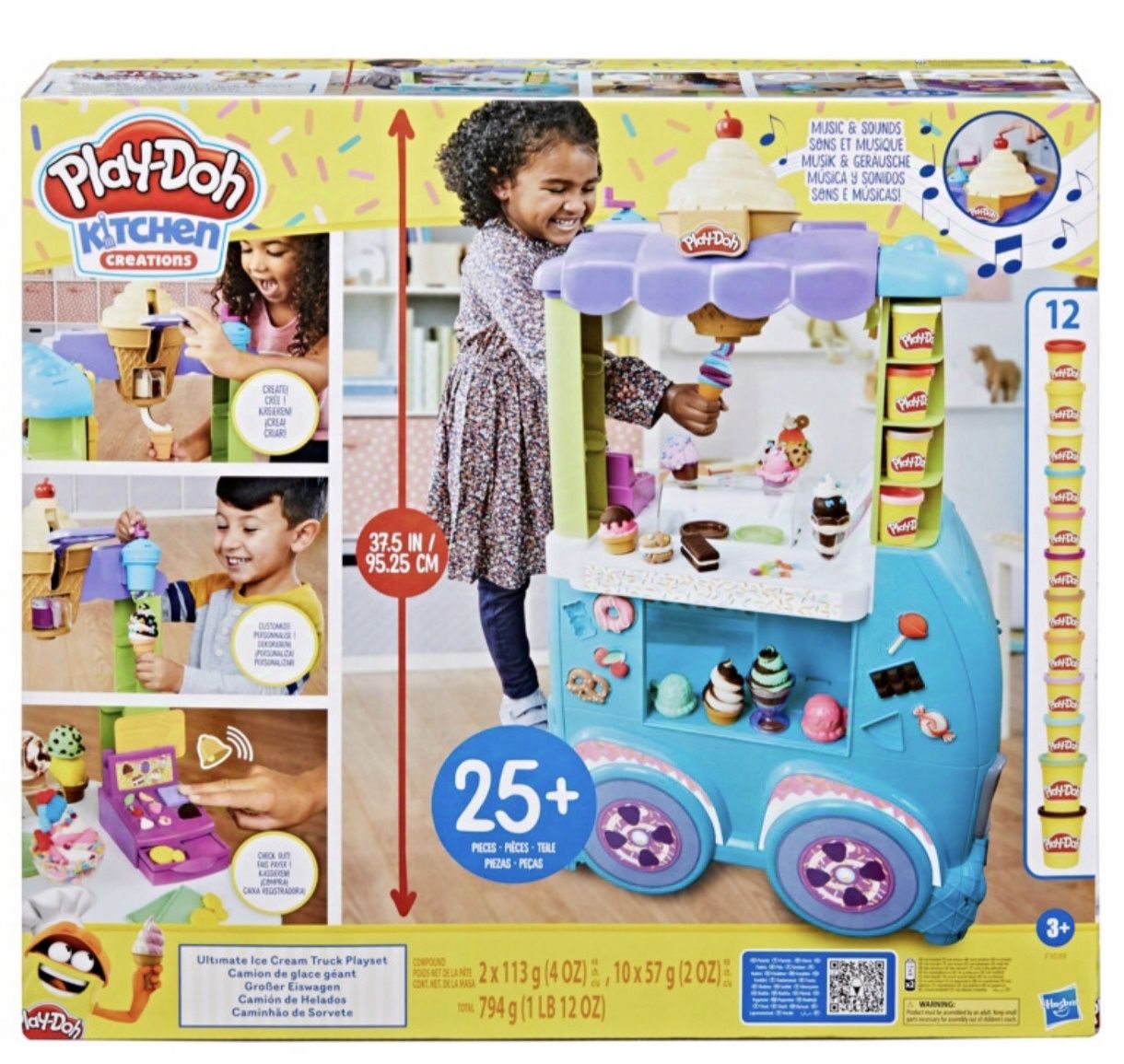 Duża lodziarnia Play Doh stan idealny