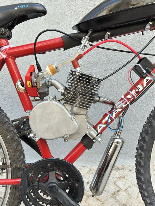 Bicicleta motorizada 100cc 2t - motor 0 km