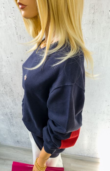 Klasyk od Napapijri- oversize sweter 100% bawełna 2XL/3XL Unisex