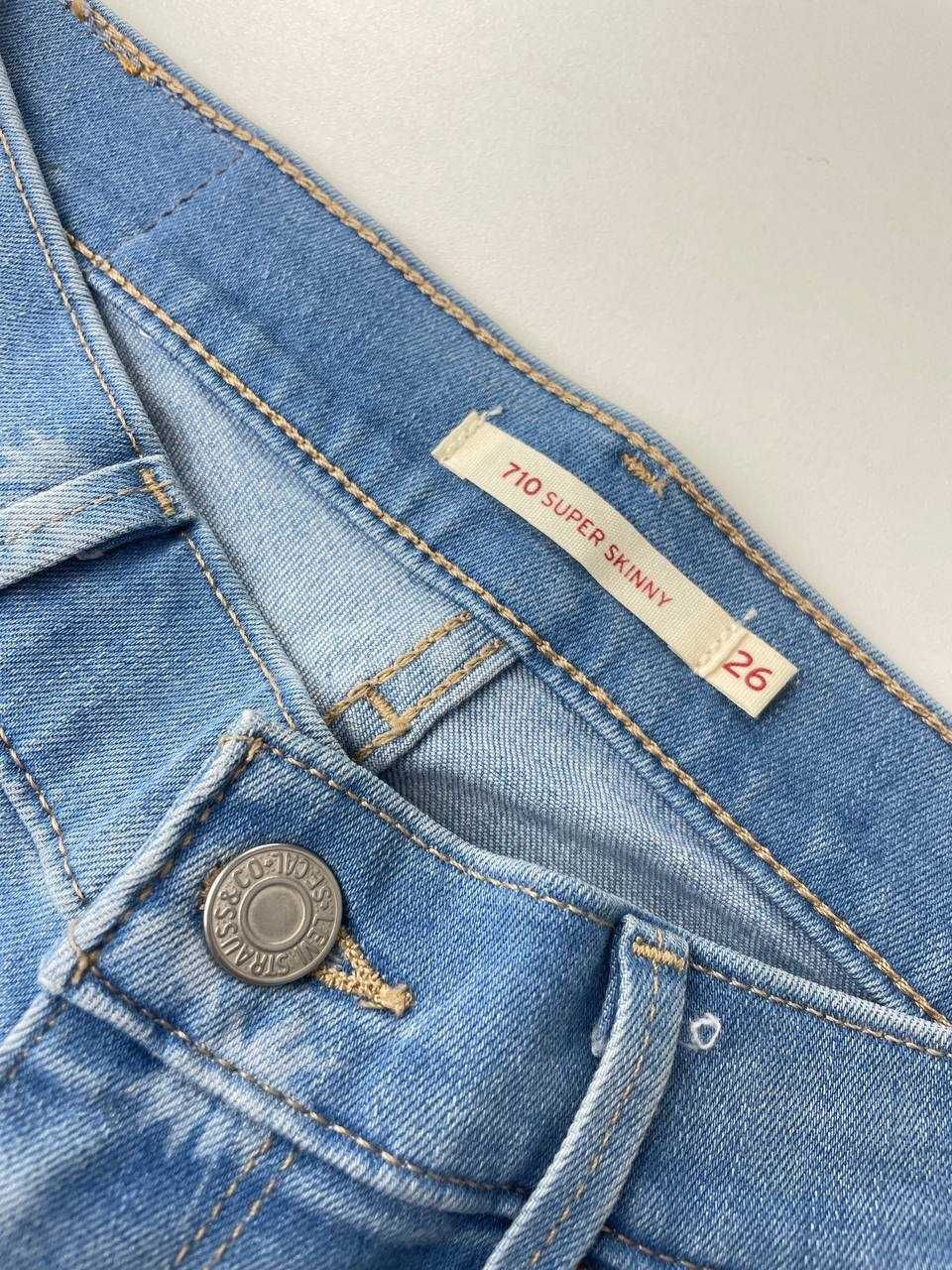 26/С Джинси Levi’s 710 super skinny джинсы оригинал скинни скіні