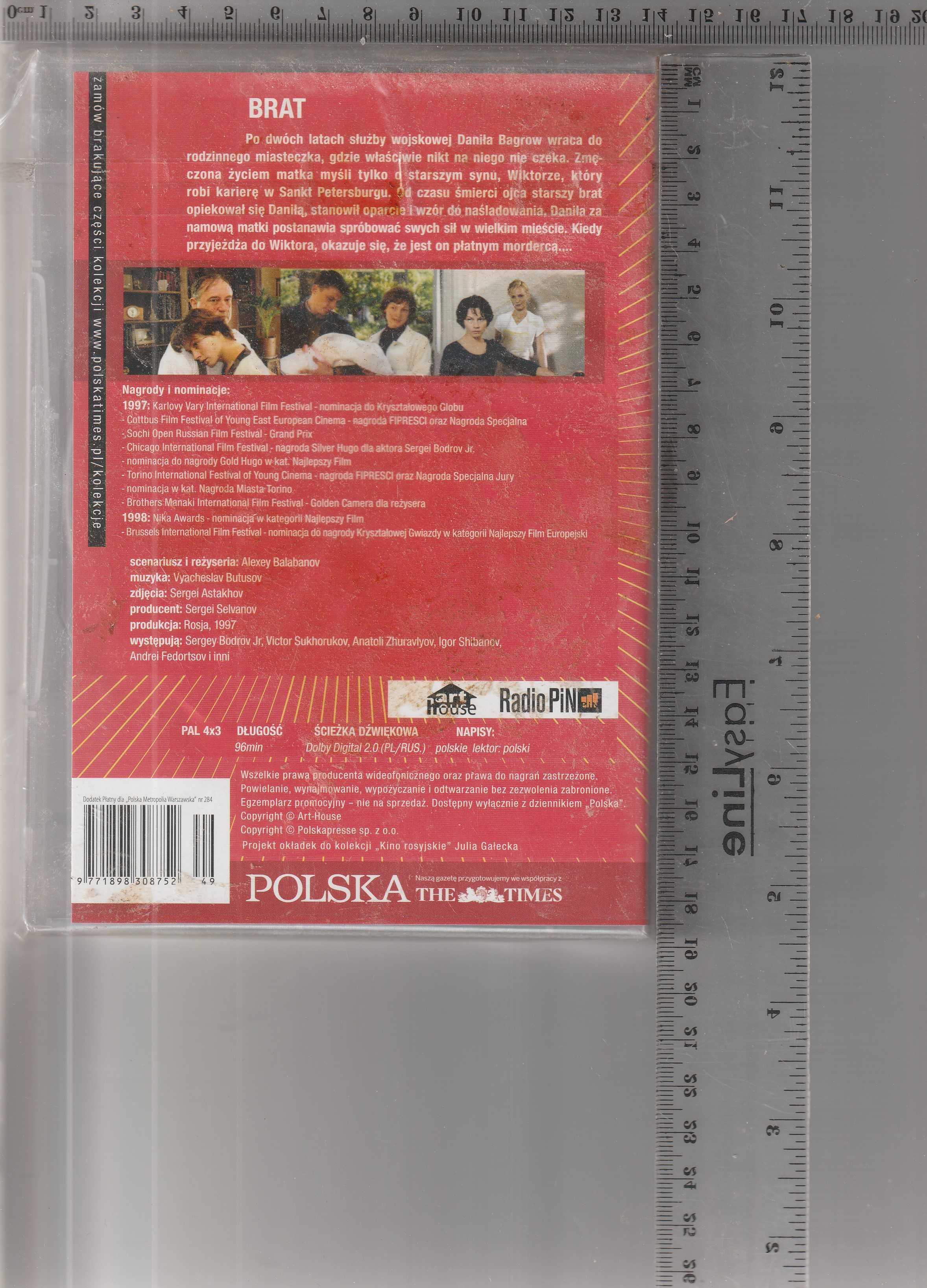 Brat Alexey Balabanov Kino Rosyjskie DVD