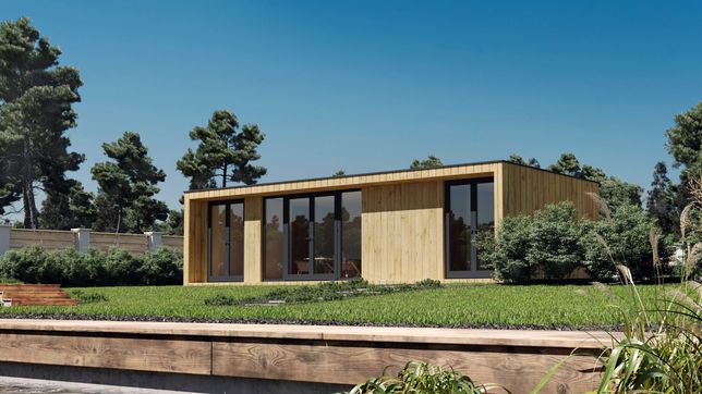 Dom 35 m2 Modern, domki drewniane letniskowe/całoroczne