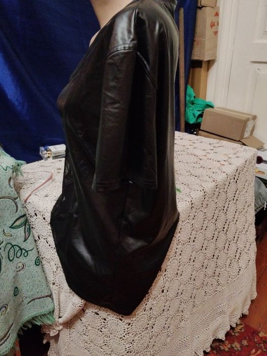 Топ туніка як шкіряна