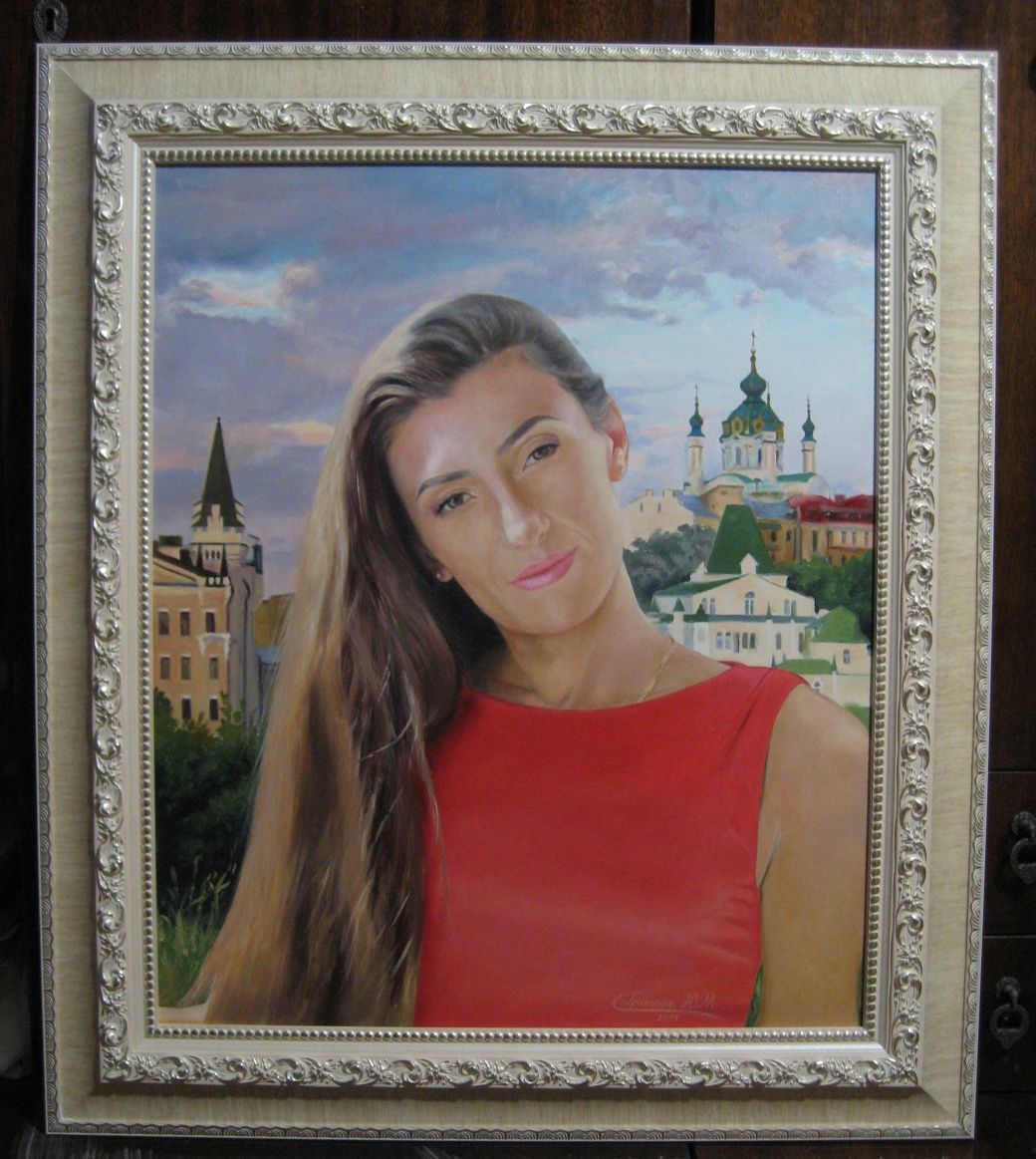 Портрет маслом на заказ в Киеве. Портрет на холсте красками