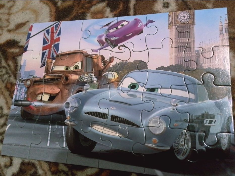 Продам крупні пазли! Машини. Не картон, Крутезна якість