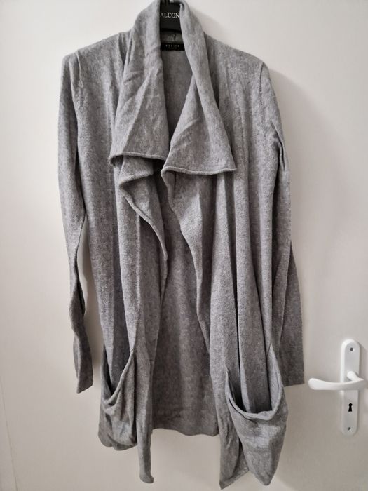 Szary sweter Mohito, Kardigan, narzutka, nietoperz