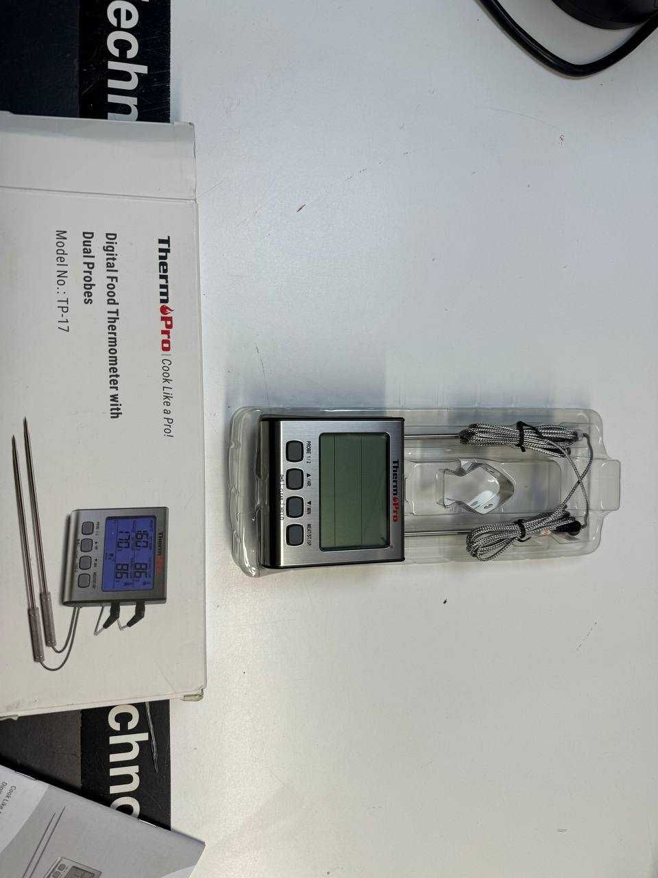 Сток Термометр с двумя щупами ThermoPro TP-17 (-10..+300 °C)