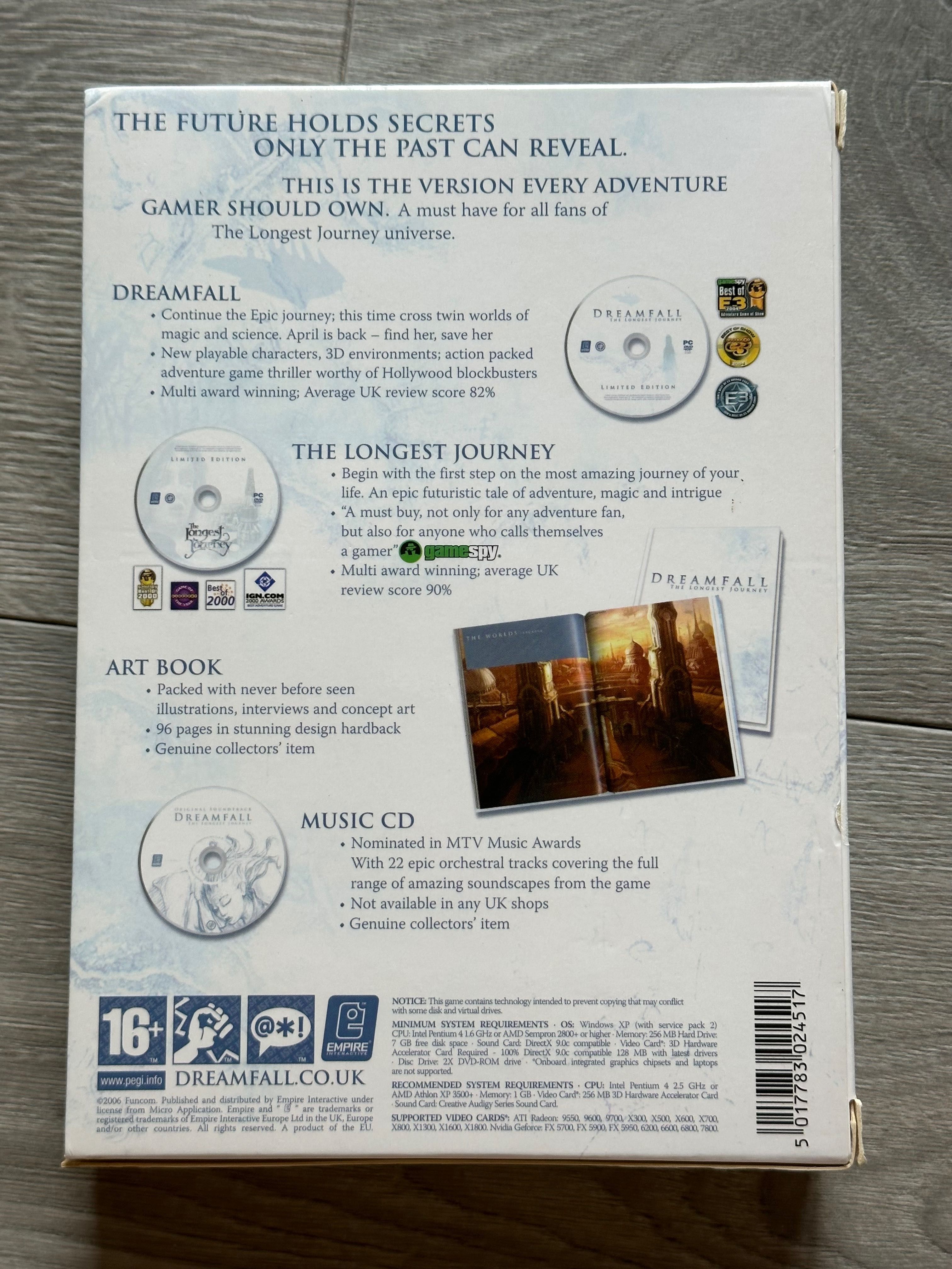 Dreamfall: The Longest Journey (Limited Edition) / PC / EN