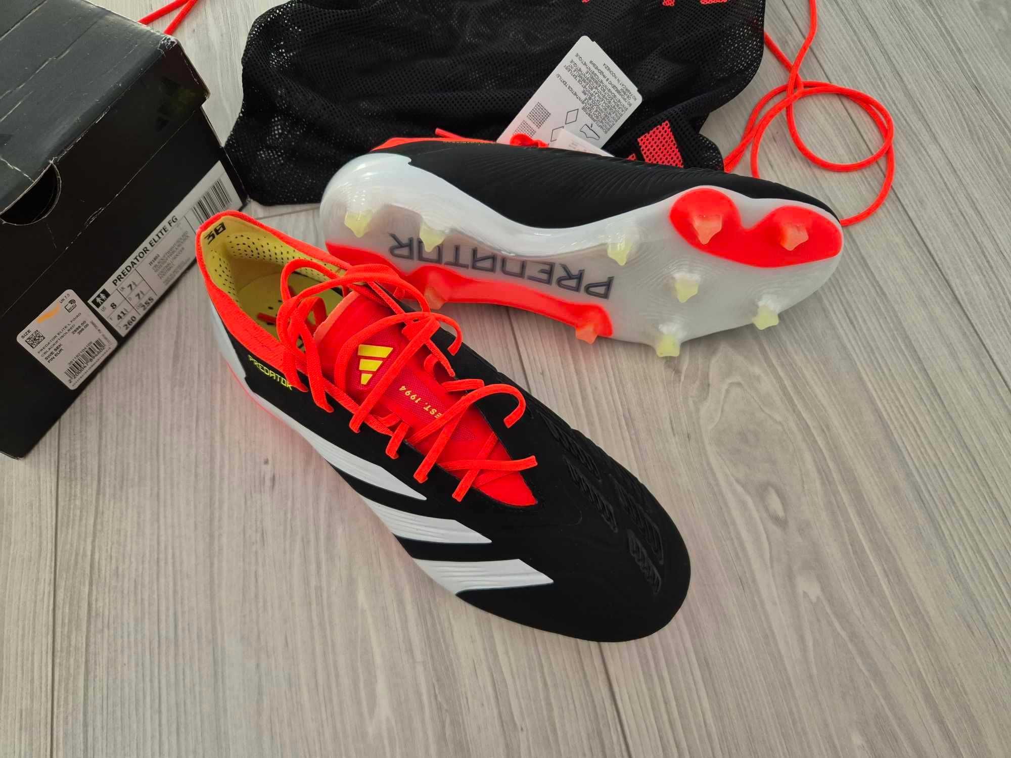 Buty piłkarskie korki adidas Predator Elite FG IE1802 rozmiar 41 1/3