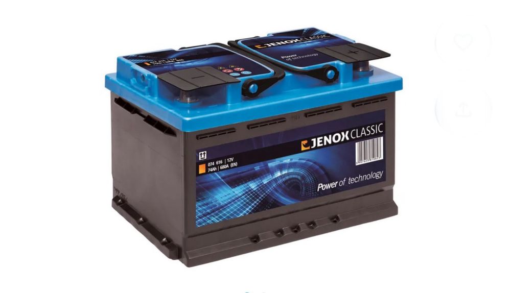Akumulator Classic Jenox 74 Ah