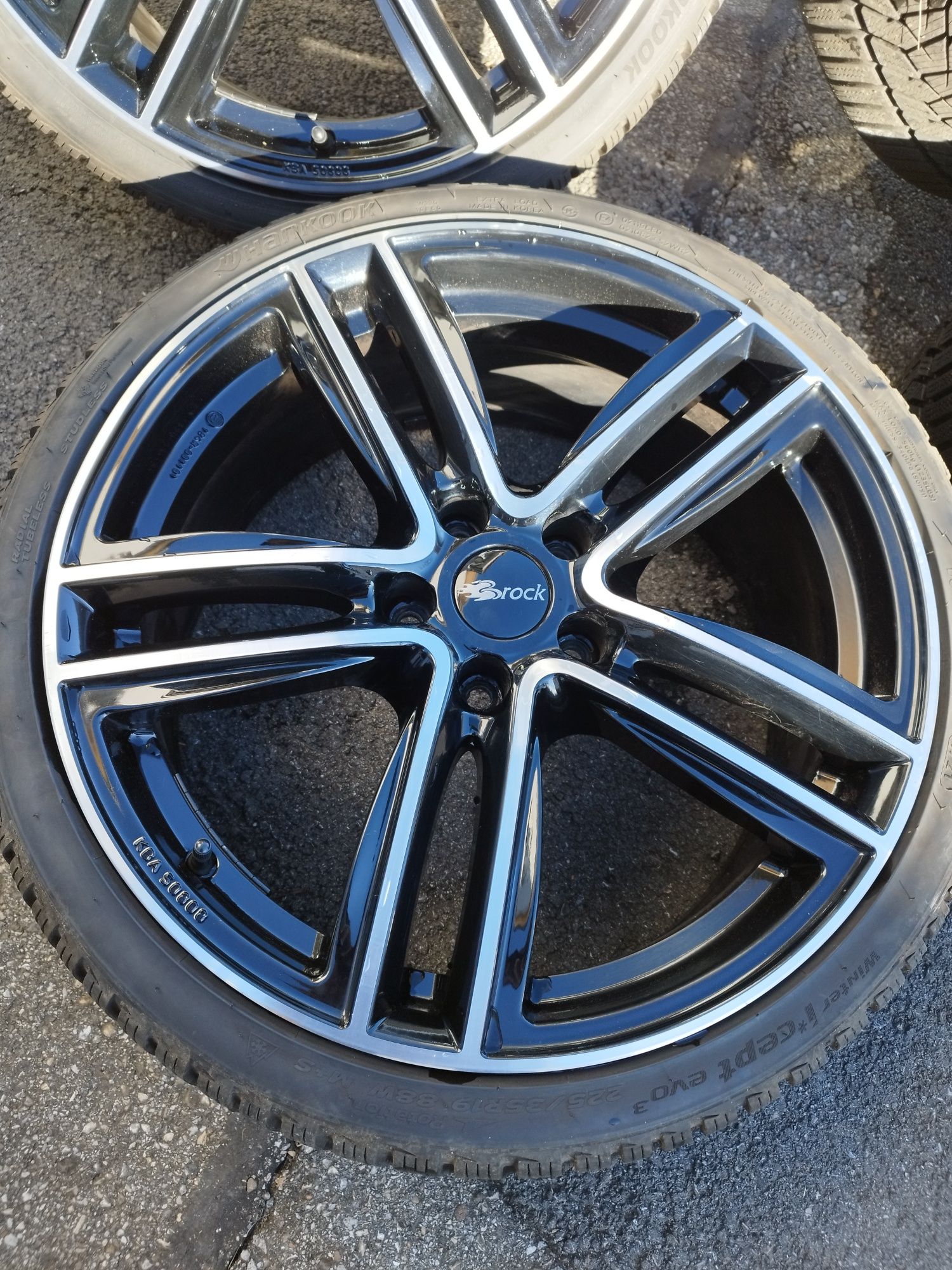 Alufelgi 19" czarne 5x112 Brock VW Audi Skoda Seat Cupra