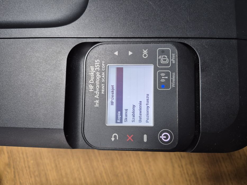 Hp DeskJet Ink Advantage 3515 drukarka skaner ksero 3w1 Wi-Fi