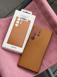 Чохол Leather Case (шкіряний)  for Samsung s23 ultra brown