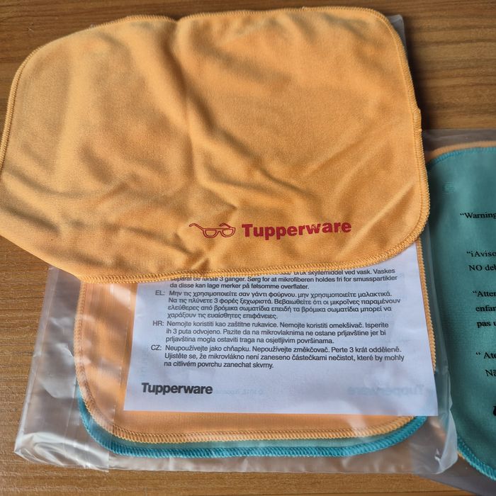 Tupperware ściereczki do okularów