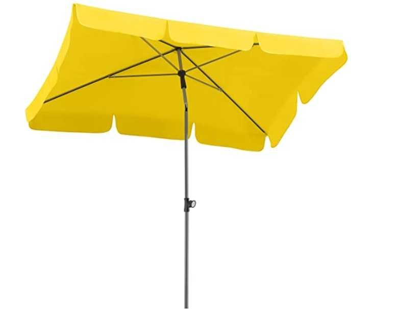 Parasol ogrodowy 180x120cm żółty Schneider Locarno