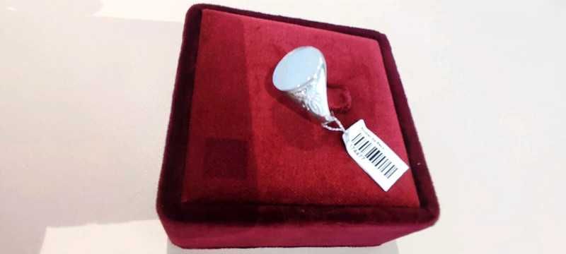 Pierścionek sygnet męski damski S925 nowy pinterest viral dzień kobiet