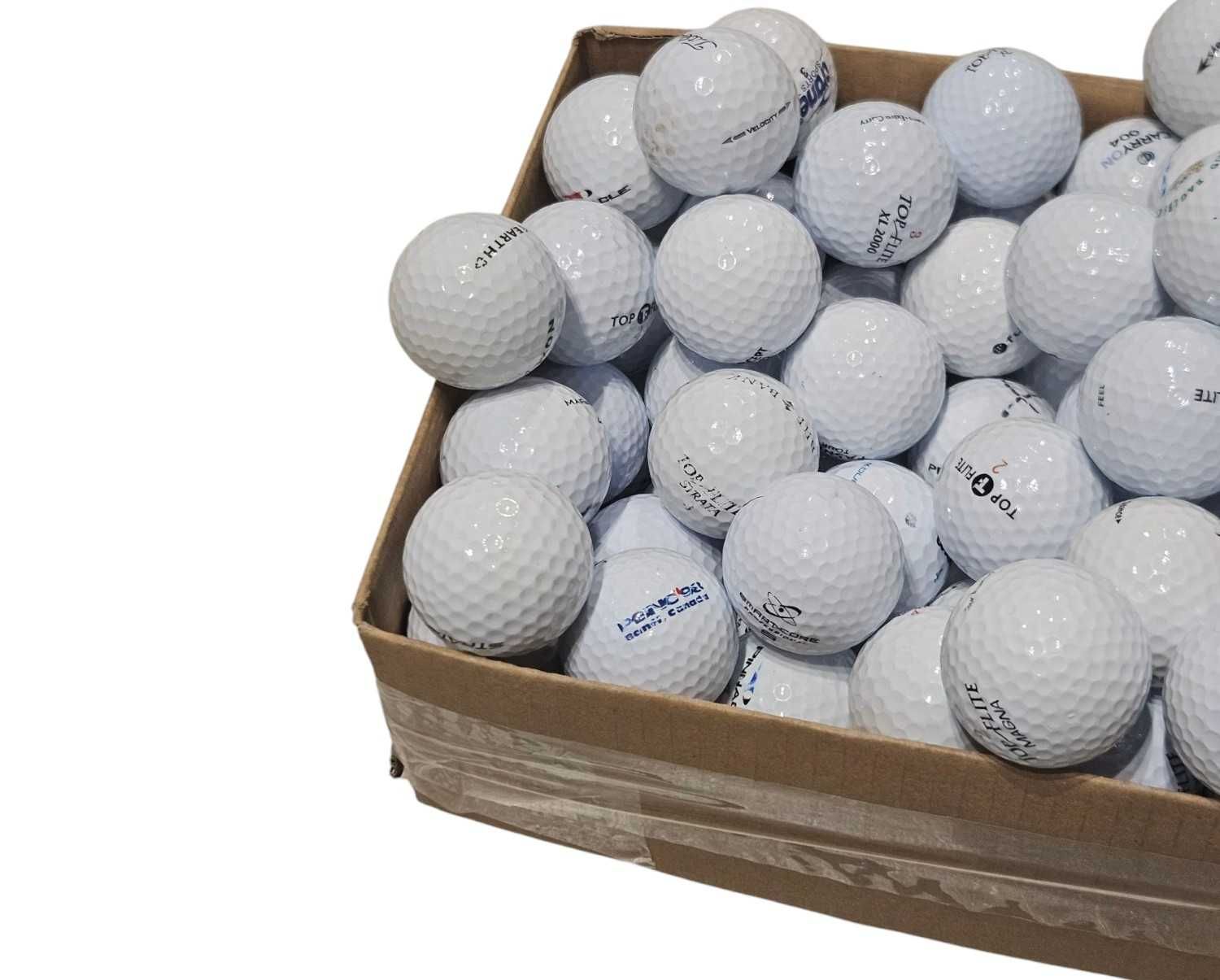 Kat. A/B piłki golfowe 40szt MIX do golfa zestaw białe LAKEBALLS