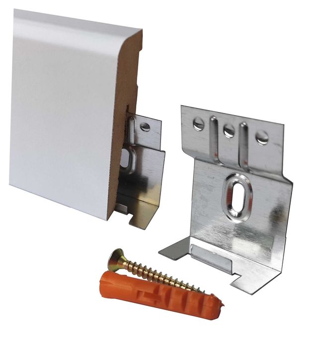 Listwa przypodłogowa MDF  8 cm Biała Czarna Sonoma Artisan