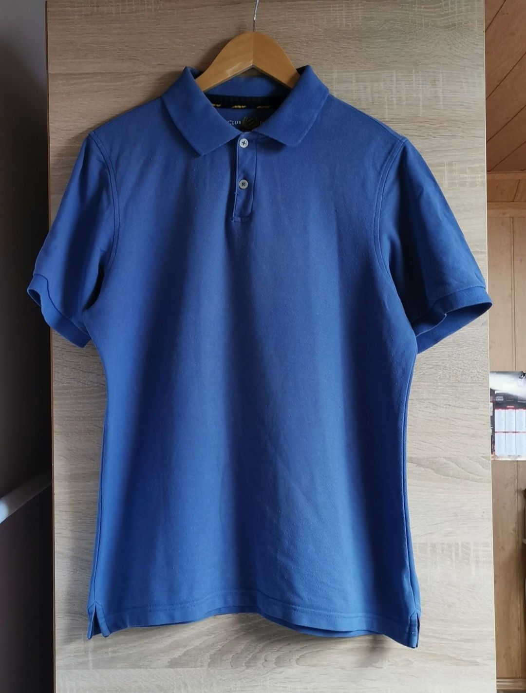 Koszulka polo męska niebieska Club Room rozmiar M/L stan bdb