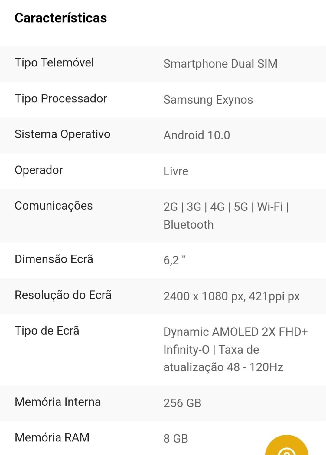 Samsung Galaxy S21 5GB