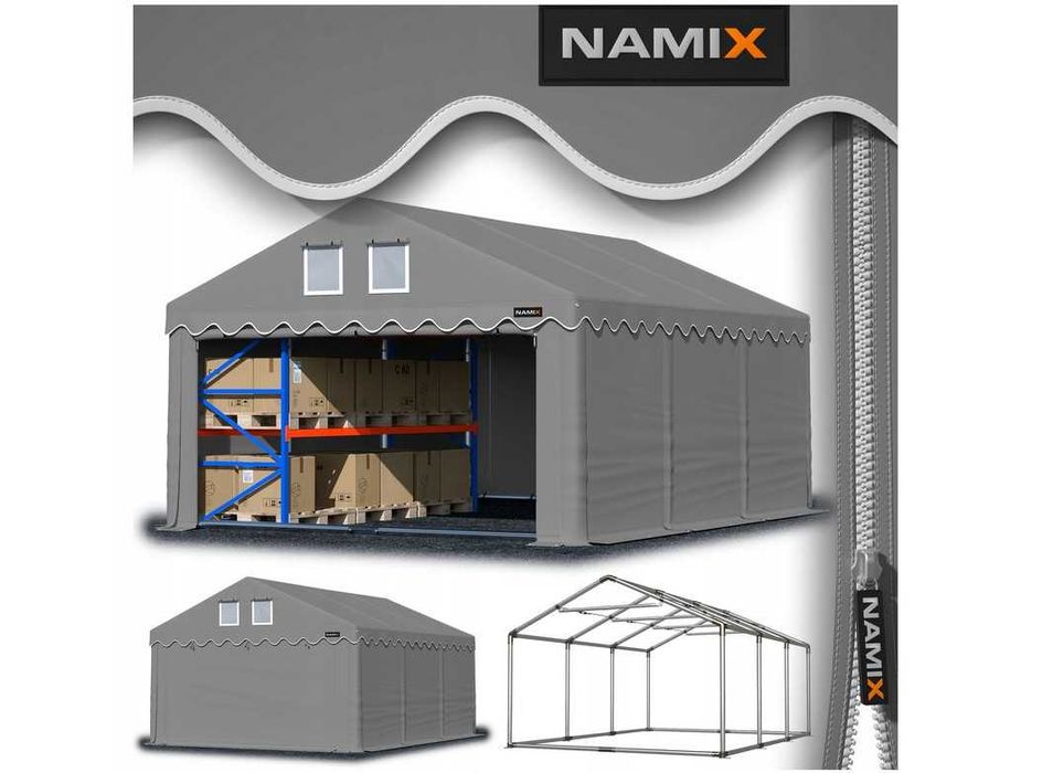 *** PROMOCJA *** Namiot GRAND 5x6m hala magazynowy WZMOCNIONY