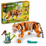 Zestaw LEGO Creator 3w1 Majestatyczny Tygrys Panda Karp Koi 31129