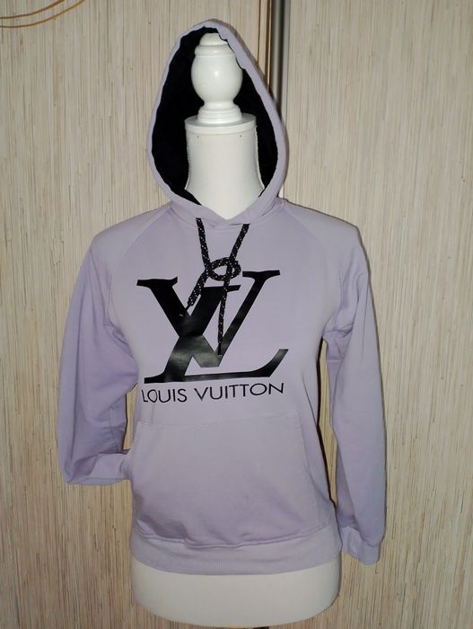 Liliowa bluza z kapturem Louis Vuitton r.XS