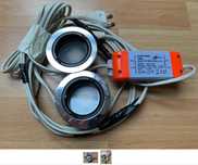 2x oczko LED wpustowe lampa lampka + zasilacz 15W - kurier DPD