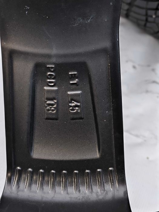 4x felgi 19''' 5x108 et45 czarne Super stan!!Tanio!