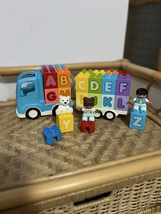 Lego duplo 10915 ciezarowka z alfabetem