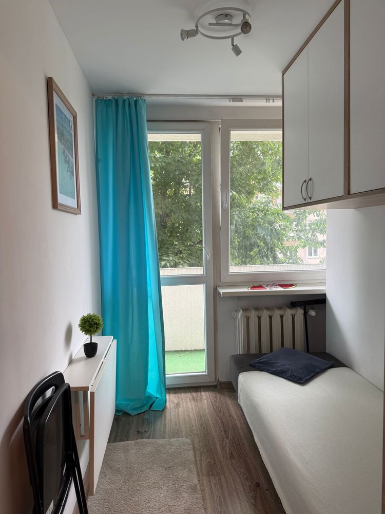 Łużycka 69 (Campus UJ), pokój 1 os., po remoncie, zielono, cicho