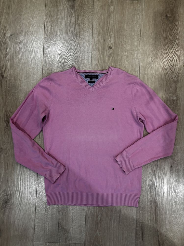 Tommy Hilfiger jak nowy sweter pulower różowy
