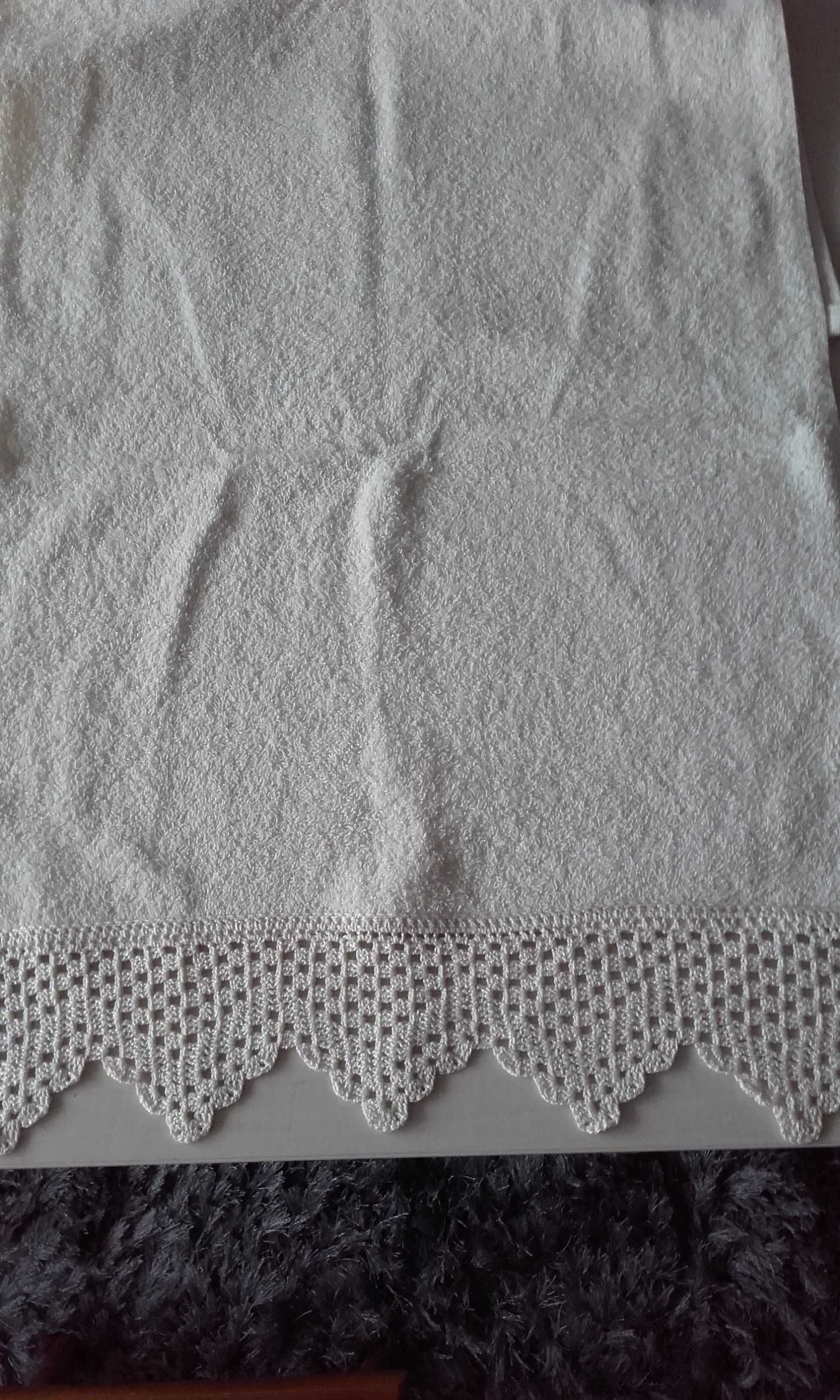 Ręczniki bawełniane ecru komplet 3 sztuk