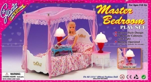 Мебель для кукол jn 2314 спальня