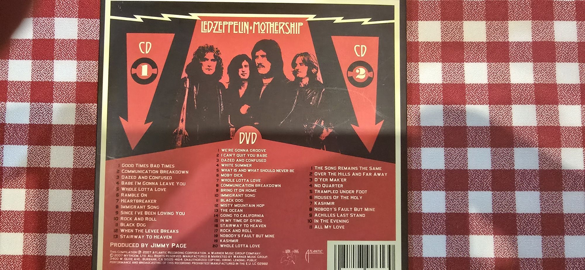 Led Zeppelin Mothership 2cd+dvd superstan