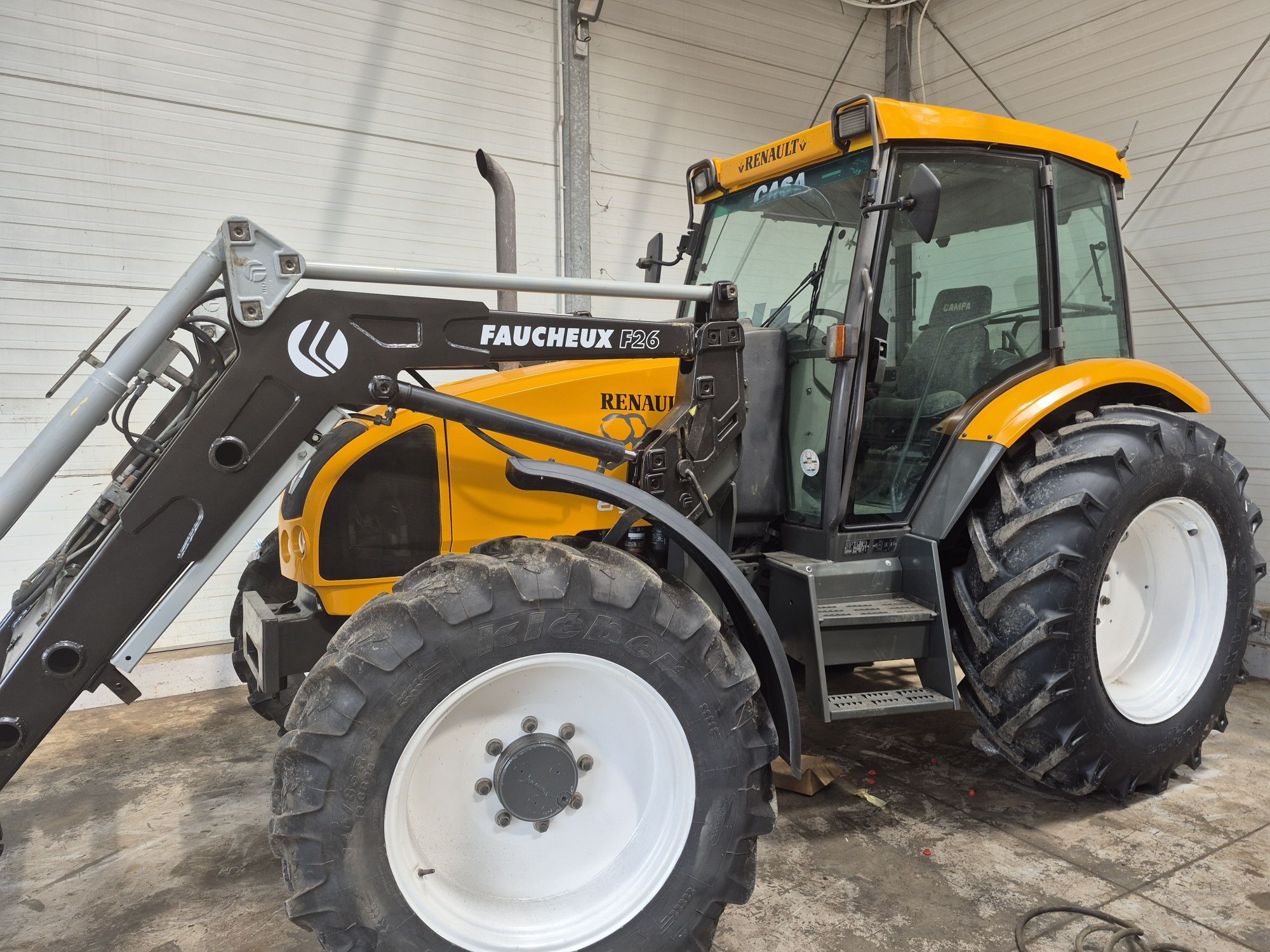 RENAULT Ergos silnik john deere ladowaczem jak claas case deutz zetor