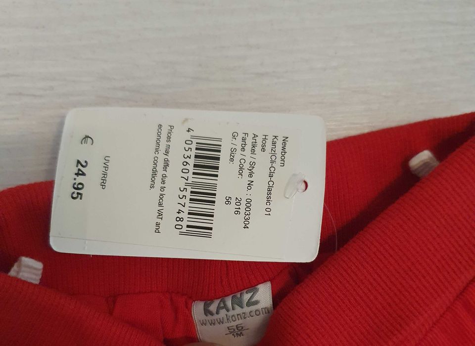 KANZ Baby Spodnie sztruksowe roz. 56