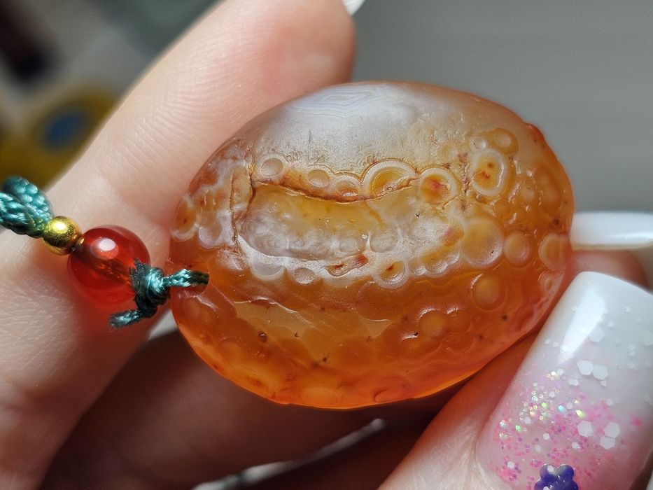 Agat Alxa gobi wisiorek